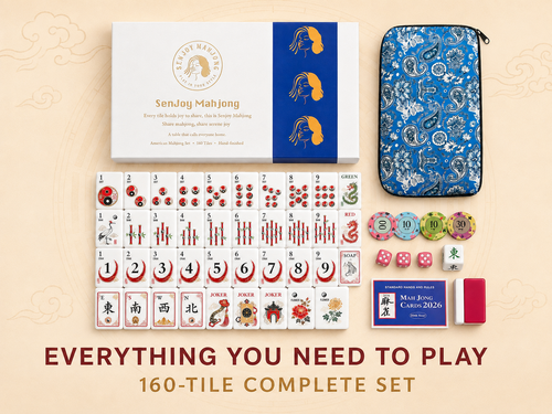 Complete 160-tile American Mahjong set contents